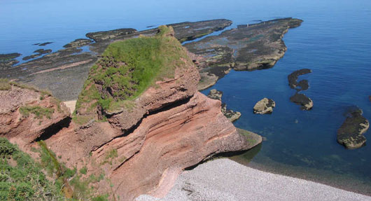 Red Cliffs near Arbroath